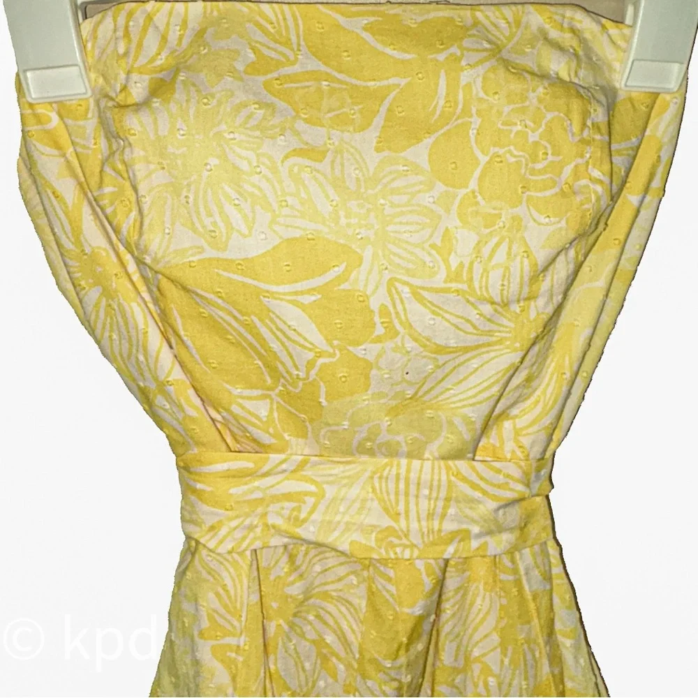 Classic 90s Lilly Pulitzer strapless dress - Picture 3 of 10